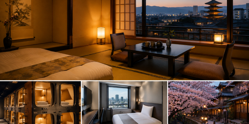hotel and accommodations in japan