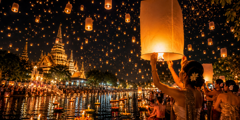A 5-Day Itinerary Guide for the Lantern Festival in Thailand
